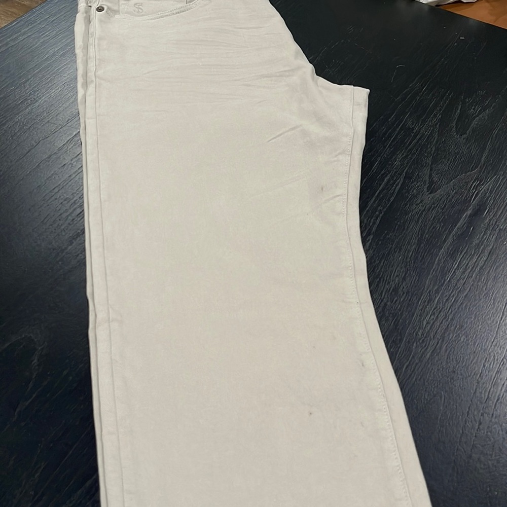 Todd Snyder straight garment dyed 5 pocket twill in manor gray - Picture 5 of 7